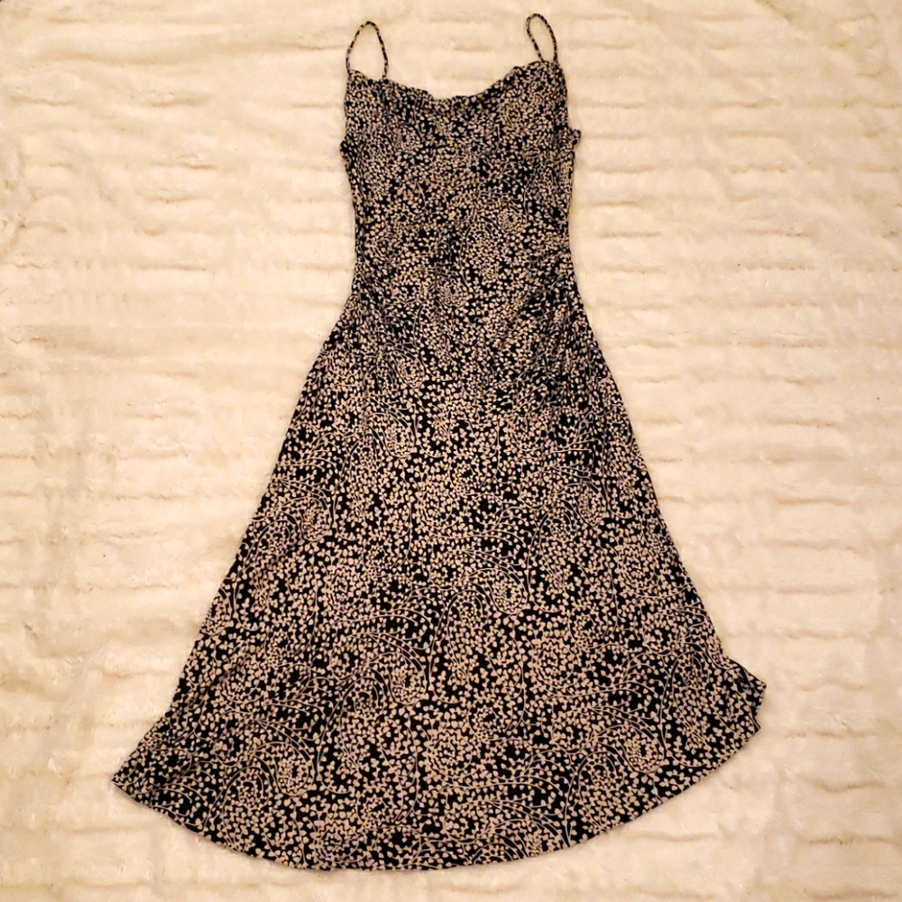 Diane von Furstenberg. 100% silk, strappy dress.